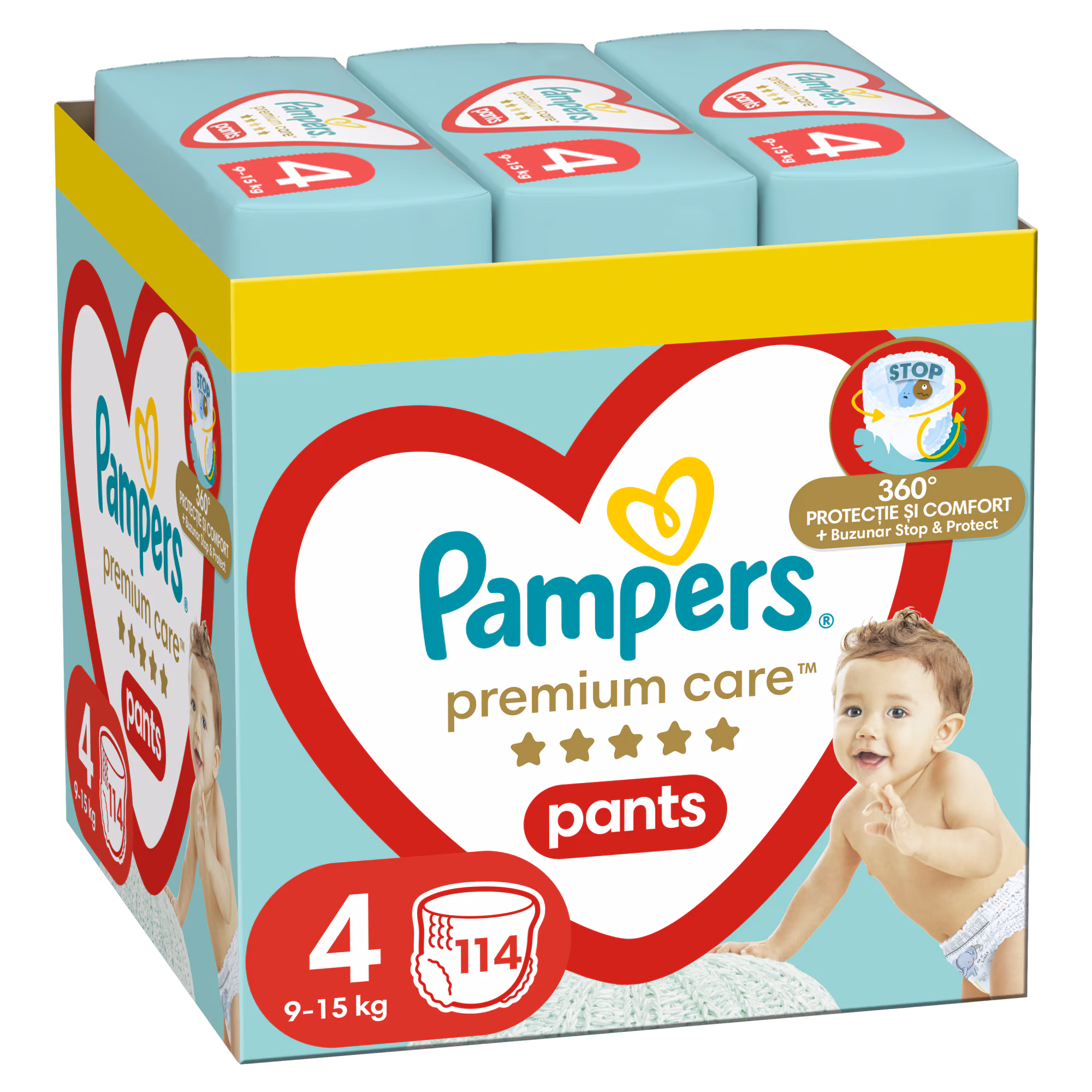 Scutece-chilotel Pampers Premium Care marimea 4
