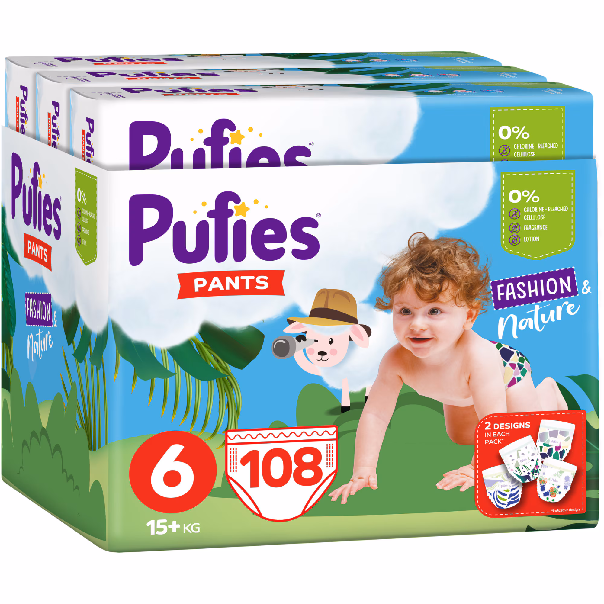 Scutece-chilotel Pufies Fashion&Nature marimea 6