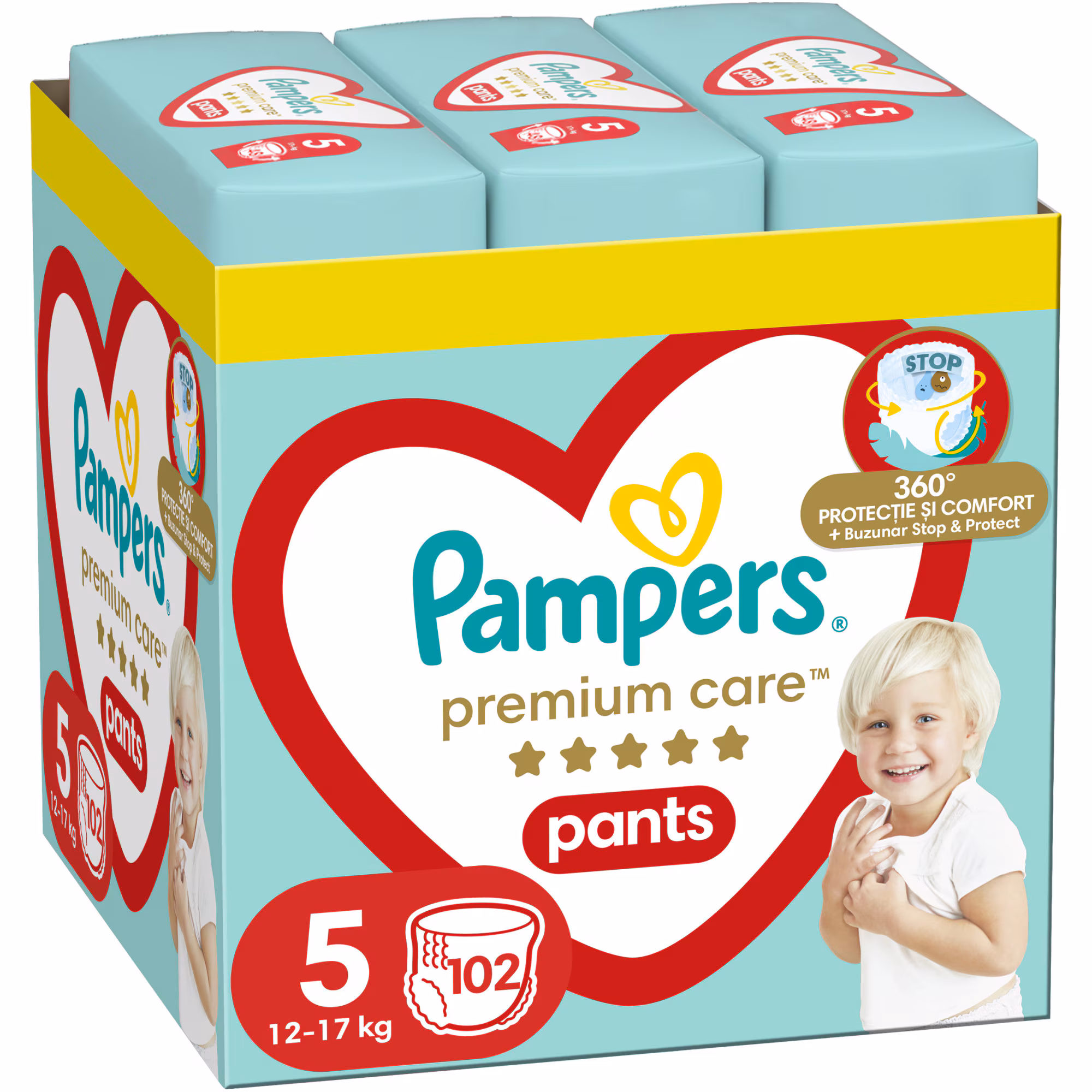 Scutece-chilotel Pampers Premium Care Pants XXL Box marimea 5